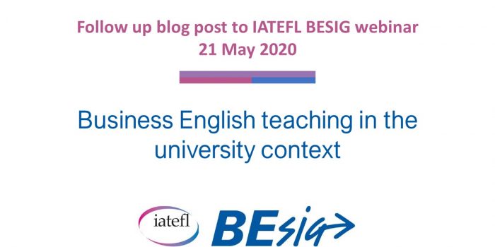 Business English Teaching In The University Context
